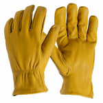BIG TIME PRODUCTS LLC Deerskin Gloves, Elastic Wrist, Men's XL