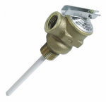 CAMCO MFG T & P Valve, 4 In. Probe, 1/2 In. IO PLUMBING, HEATING & VENTILATION CAMCO MFG