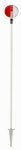 NUVUE PRODUCTS INC Telescopic Driveway Marker, Red/White, 46 to 72-In. HARDWARE & FARM SUPPLIES NUVUE PRODUCTS INC