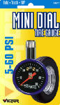 HOPKINS MFG Tire Gauge, Mini Dial, 5-60 PSI AUTOMOTIVE HOPKINS MFG