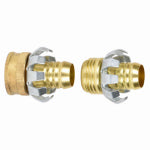 ZHEJIANG HONGCHEN IRRIGATION Clincher Repair Set, Brass, 5/8 In. Male/Female Hose