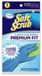 BIG TIME PRODUCTS LLC Latex Gloves, Embossed Grip, Medium, Pr.