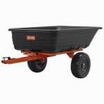 AGRI-FAB INCORPORATED Tow Behind Poly Dump/Swivel Cart, 700 Lb./12 Cu. Ft.