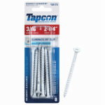 ITW BRANDS Concrete Screw Anchors, Star Drive, 3/16 x 2-1/4 In., 8-Pk. HARDWARE & FARM SUPPLIES ITW BRANDS