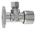 PLUMB SHOP DIV BRASSCRAFT Angle Supply Stop Push Fit Valve, Chrome, 5/8-In. O.D. Quick Lock x 3/8-In. O.D. Compression PLUMBING, HEATING & VENTILATION PLUMB SHOP DIV BRASSCRAFT