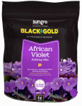 SUN GRO sun gro BLACK GOLD 1410502 8 QT P African Violet Potting Mix, Granular, Brown/Earthy, 240 Bag LAWN & GARDEN SUN GRO