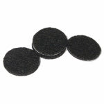 RICHELIEU AMERICA LTD Furniture Pads, Self-Adhesive, Black Felt, Round, 1.5-In., 8-Pk. HARDWARE & FARM SUPPLIES RICHELIEU AMERICA LTD