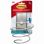 3M COMPANY Bath Hair Dryer Holder, Satin Nickel HOUSEWARES 3M COMPANY