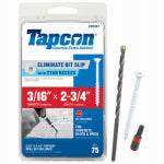 ITW BRANDS Concrete Screw Anchors, Star Drive, 3/16 x 2-3/4 In., 75-Pk. HARDWARE & FARM SUPPLIES ITW BRANDS