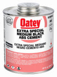 OATEY COMPANY Black ABS Pipe Cement, 32 oz. PLUMBING, HEATING & VENTILATION OATEY COMPANY
