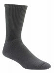 WIGWAM MILLS INC Cushioned Crew Sock, Black Cotton, Large
