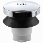 DANCO COMPANY Bath Tub Drain Touch Toe Stopper, Chrome, 2-In. O.D.