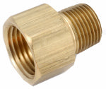 ANDERSON METALS CORP Pipe Fitting, Adapter, Lead Free Brass, 1/4 x 1/8 In.