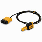 DEWALT DEWALT 141 0475 DW2 USB Charger, Black/Yellow, 6 ft L Cord AUTOMOTIVE DEWALT