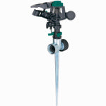 MELNOR INC Impulse Sprinkler, Plastic with Metal Spike, 2-Pk.