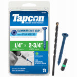 ITW BRANDS Star Drive Concrete Anchors, 1/4 x 2-3/4 In., 75-Ct. HARDWARE & FARM SUPPLIES ITW BRANDS