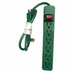 KAB ENTERPRISE CO LTD 6-Outlet Power Strip, Green