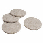 RICHELIEU AMERICA LTD Furniture Pads, Self-Adhesive, Tan Felt, Round, 2.25-In., 4-Pk. HARDWARE & FARM SUPPLIES RICHELIEU AMERICA LTD