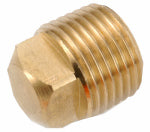 ANDERSON METALS CORP Pipe Plug Fitting, Square, Lead Free Brass, 1/4-MPT PLUMBING, HEATING & VENTILATION ANDERSON METALS CORP