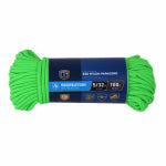 RICHELIEU AMERICA LTD. Paracord 550 Nylon Rope, Green, 5/32 In. x 100 Ft. HARDWARE & FARM SUPPLIES RICHELIEU AMERICA LTD.