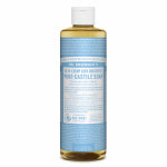 DR. BRONNER'S Pure Castile Liquid Soap, Unscented, 16 oz. Concentrate