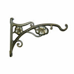 PANACEA PRODUCTS CORP Plant Bracket, Hanging, Antique Gold Aluminum, 9-In.