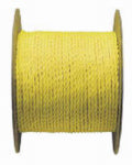 RICHELIEU AMERICA LTD. Polypropylene Rope, Twisted, Yellow, 3/8 In. x 400 Ft. HARDWARE & FARM SUPPLIES RICHELIEU AMERICA LTD.