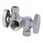 SHARKBITE/CASH ACME Brass Ball Valve, Dual Shut Off, Quarter Turn, 1/2 x 3/8 In. PLUMBING, HEATING & VENTILATION SHARKBITE/CASH ACME