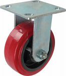 RICHELIEU AMERICA LTD Red Poly Wheel, Rigid Caster, 5 In.