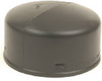 ADVANCED DRAINAGE SYSTEMS Poly Snap Drain Tube End Cap, 4 In.