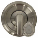 DANCO COMPANY Tub & Shower Trim Kit, For Moen Faucets, Brushed Nickel With Acrylic & Metal Handles