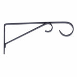 PANACEA PRODUCTS Plant Bracket, Hanging, Black Powder-Coated Steel, 9-In. LAWN & GARDEN PANACEA PRODUCTS