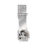BELWITH PRODUCTS LLC Chrome Key Hasp Lock, 4-1/2 In.