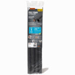 THERMWELL PRODUCTS Tubular Pipe Insulation, Polyethylene Foam, Pre-Slit, For 1 or 3/4-In. Pipes, Black, 3-Ft., 4-Pk.