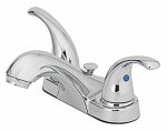 HOMEWERKS WORLDWIDE LLC-IMPORT Lavatory Faucet With Pop-Up, Centerset, 2 Lever Handles, Chrome