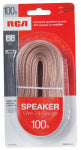 AUDIOVOX 100-Ft. 24 Gauge Clear Speaker Wire