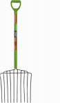 AMES Ames 2827000 Ensilage Fork, Wood Handle, D-Shaped Handle, 30 in L Handle LAWN & GARDEN AMES
