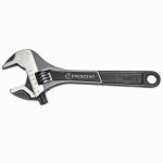 CRESCENT Crescent ATWJ28VS Adjustable Wrench, 8 in OAL, 1-1/8 in Jaw, Alloy Steel, Black Phosphate TOOLS CRESCENT