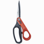 WISS Crescent Wiss W812S Household Scissor, 8-1/2 in OAL, 3-1/2 in L Cut, Gray/Red Handle, Stainless Steel Blade TOOLS WISS