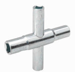 B&K LLC 4-Way Sillcock Key, Square Stems PLUMBING, HEATING & VENTILATION B&K LLC