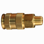 MILTON INDUSTRIES Compression Coupler, V-Style, Male, 1/4 In. NPT