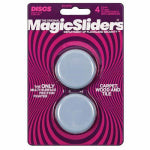 MAGIC SLIDERS L P Surface Protectors, Furniture Sliding Discs, Adhesive, 2-In. Round, 4-Pk. HARDWARE & FARM SUPPLIES MAGIC SLIDERS L P