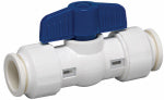 HOMEWERKS WORLDWIDE LLC Push Fit Ball Valve, PVC, 1/2 In.