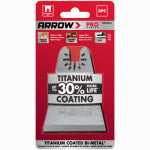 ARROW FASTENER CO Titanium Wood & Nail Oscillating Tool Blade, 2-11/16-In., 3-Pk. TOOLS ARROW FASTENER CO