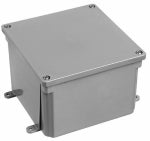 ABB IP INC. Electrical PVC Junction Box, 8 x 8 x 4 In. ELECTRICAL ABB IP INC.