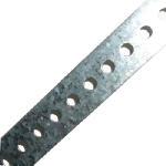 STEELWORKS BOLTMASTER Slotted Steel Strapping, 14 Gauge, 2-13/16 x 60 In. HARDWARE & FARM SUPPLIES STEELWORKS BOLTMASTER
