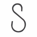 PANACEA PRODUCTS Hanging Plant Extender S Hook, Black, 3.5-In., 2-Pk. LAWN & GARDEN PANACEA PRODUCTS