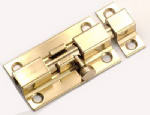 BELWITH PRODUCTS LLC Door Barrel Bolt, Brass, 3 In. HARDWARE & FARM SUPPLIES BELWITH PRODUCTS LLC