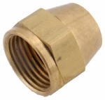 ANDERSON METALS CORP Brass Threaded Short Rod Nut, Lead Free, 1/2 In., 2-Pk. PLUMBING, HEATING & VENTILATION ANDERSON METALS CORP