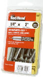 ITW BRANDS Hammer-Set Nail Drive Anchors, 1/4 x 1-1/2 In., 15-Pk.
